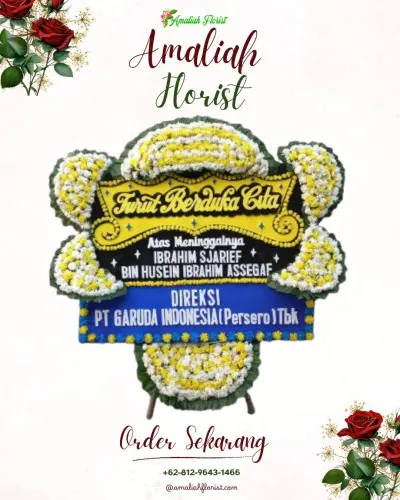 Papan Bunga Duka di Sawal